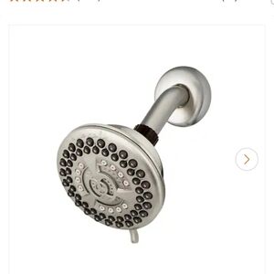 Waterpik Elegant Brushed Nickel 8 Way Massaging Shower Head